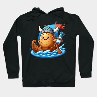 Viking Spud - The Adorable Potato Explorer Hoodie